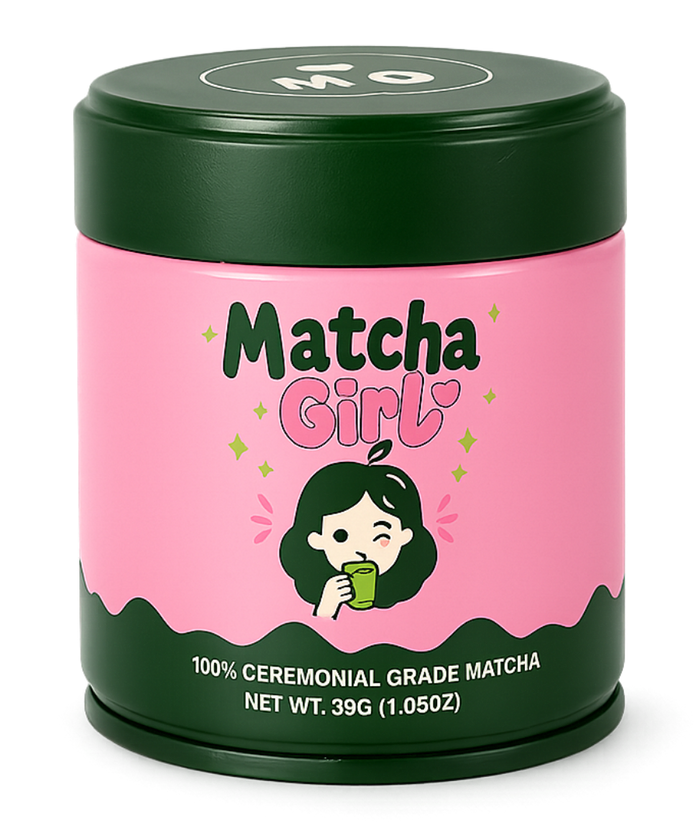 Japanese matcha powder prepared as a traditional matcha tea